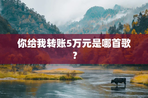 你给我转账5万元是哪首歌？
