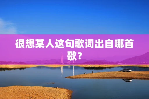 很想某人这句歌词出自哪首歌？