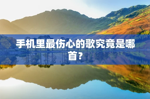手机里最伤心的歌究竟是哪首？