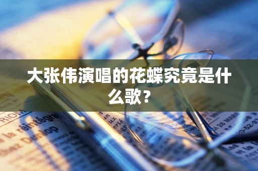 大张伟演唱的花蝶究竟是什么歌？