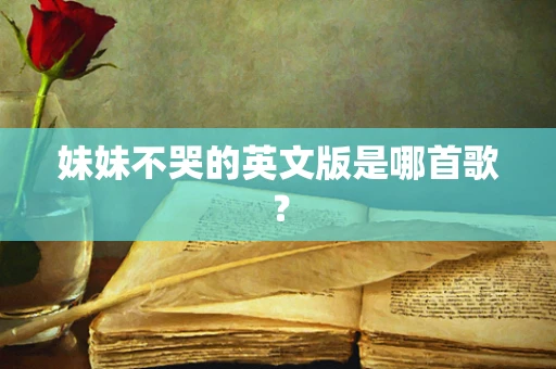 妹妹不哭的英文版是哪首歌？