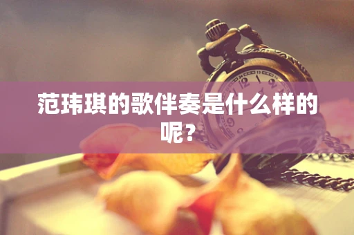 范玮琪的歌伴奏是什么样的呢？