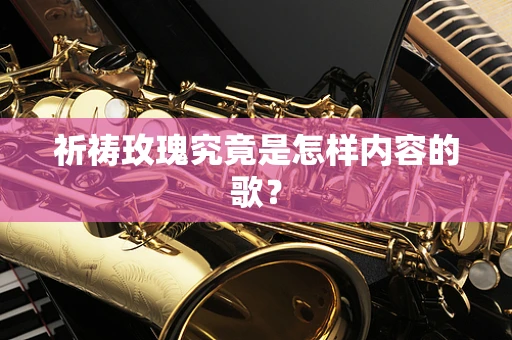 祈祷玫瑰究竟是怎样内容的歌？