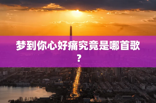 梦到你心好痛究竟是哪首歌？