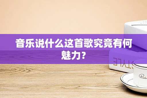 音乐说什么这首歌究竟有何魅力？