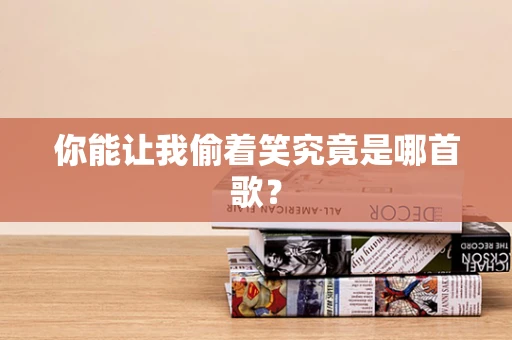 你能让我偷着笑究竟是哪首歌？