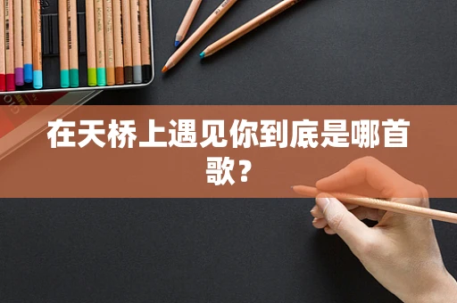 在天桥上遇见你到底是哪首歌？