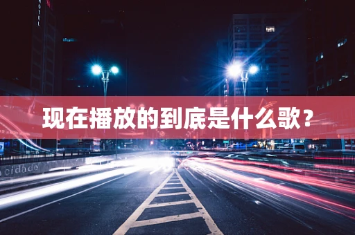 现在播放的到底是什么歌？