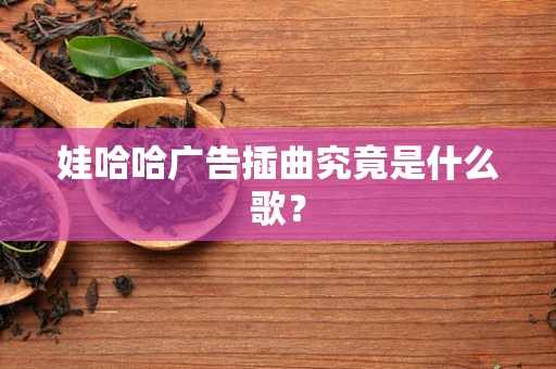 娃哈哈广告插曲究竟是什么歌？
