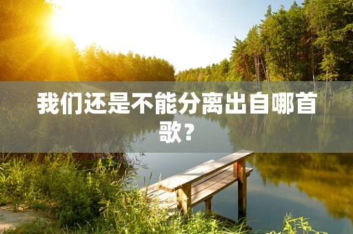 我们还是不能分离出自哪首歌？