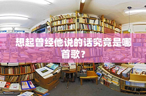 想起曾经他说的话究竟是哪首歌？