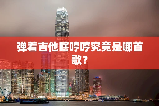 弹着吉他瞎哼哼究竟是哪首歌？