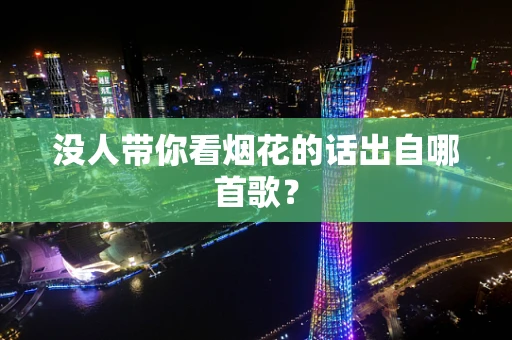 没人带你看烟花的话出自哪首歌？