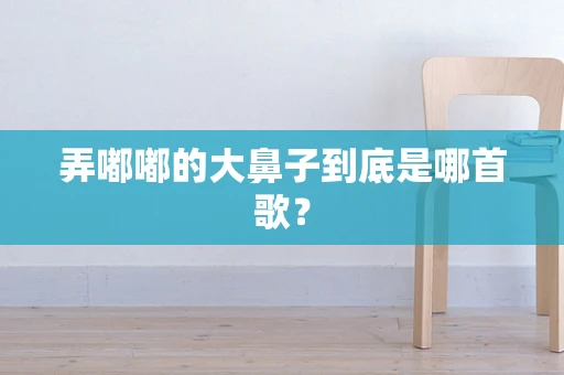 弄嘟嘟的大鼻子到底是哪首歌？