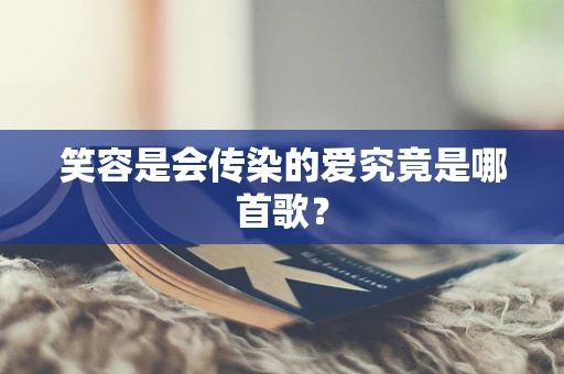 笑容是会传染的爱究竟是哪首歌？