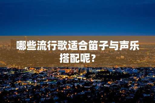 哪些流行歌适合笛子与声乐搭配呢？