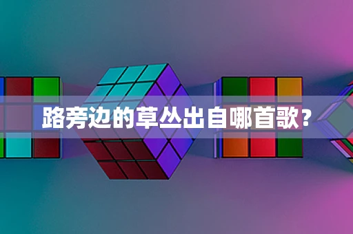 路旁边的草丛出自哪首歌？