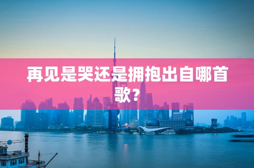 再见是哭还是拥抱出自哪首歌？