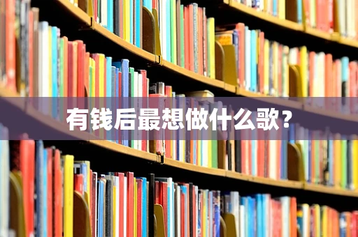 有钱后最想做什么歌？