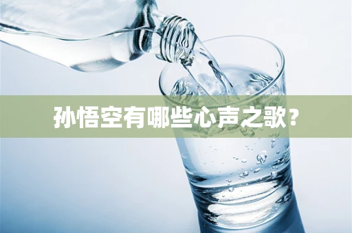 孙悟空有哪些心声之歌？