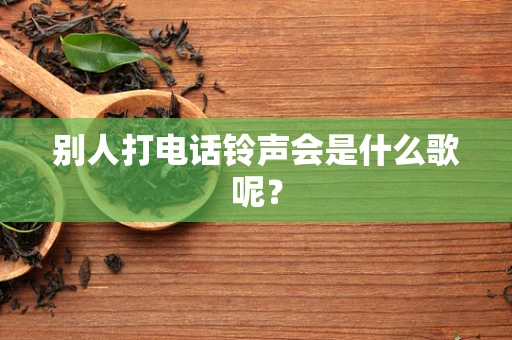 别人打电话铃声会是什么歌呢？