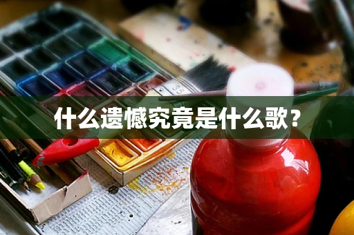什么遗憾究竟是什么歌？