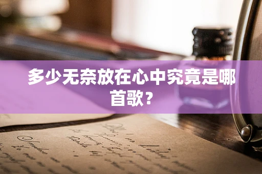 多少无奈放在心中究竟是哪首歌？
