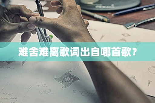 难舍难离歌词出自哪首歌？