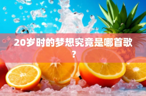 20岁时的梦想究竟是哪首歌？