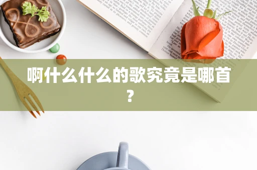 啊什么什么的歌究竟是哪首？