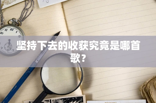 坚持下去的收获究竟是哪首歌？
