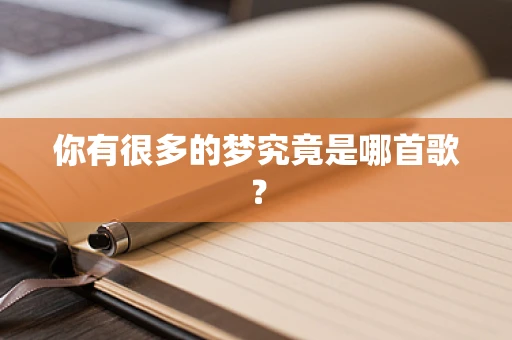 你有很多的梦究竟是哪首歌？