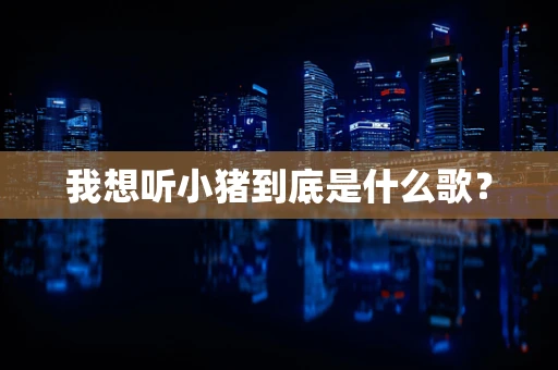 我想听小猪到底是什么歌？