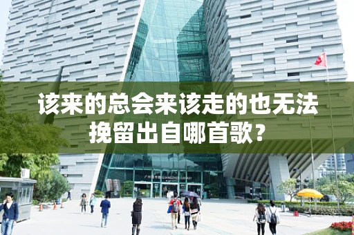 该来的总会来该走的也无法挽留出自哪首歌？