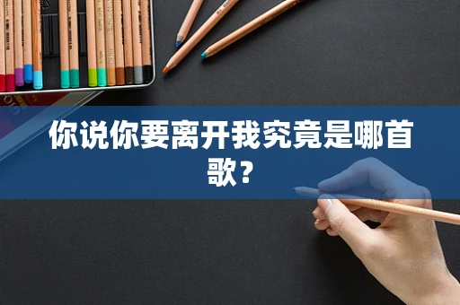 你说你要离开我究竟是哪首歌？