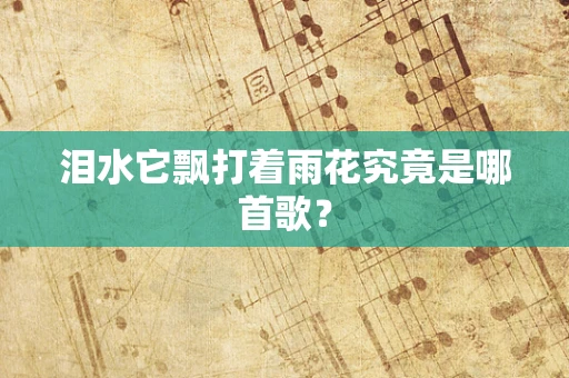 泪水它飘打着雨花究竟是哪首歌？