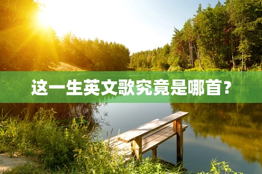 这一生英文歌究竟是哪首？