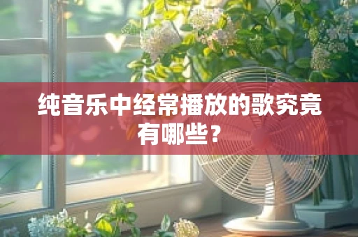 纯音乐中经常播放的歌究竟有哪些？