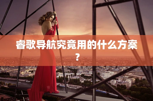 睿歌导航究竟用的什么方案？