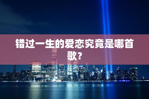 错过一生的爱恋究竟是哪首歌？