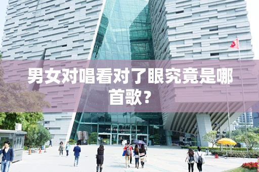 男女对唱看对了眼究竟是哪首歌？