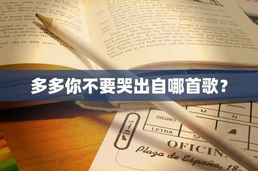 多多你不要哭出自哪首歌？