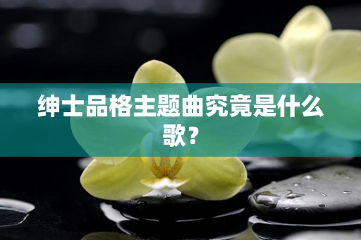 绅士品格主题曲究竟是什么歌？