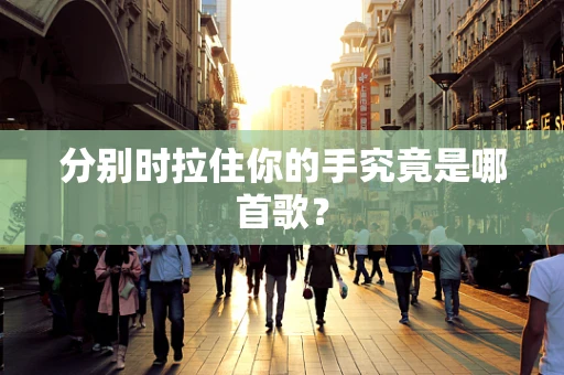分别时拉住你的手究竟是哪首歌？