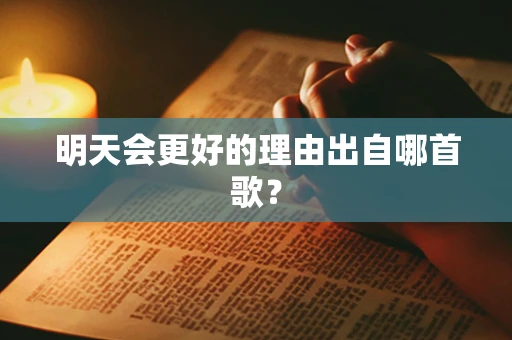 明天会更好的理由出自哪首歌？