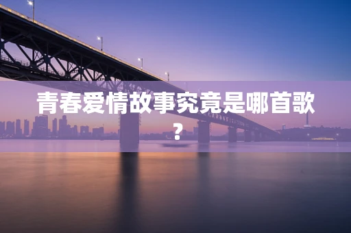 青春爱情故事究竟是哪首歌？
