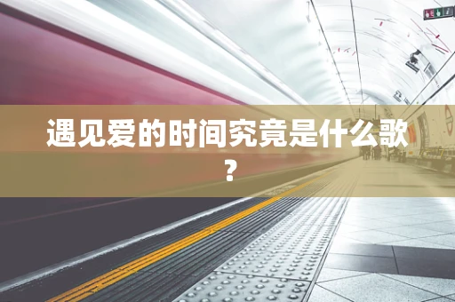 遇见爱的时间究竟是什么歌？