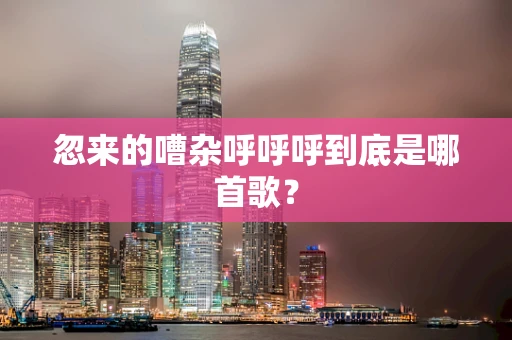 忽来的嘈杂呼呼呼到底是哪首歌？
