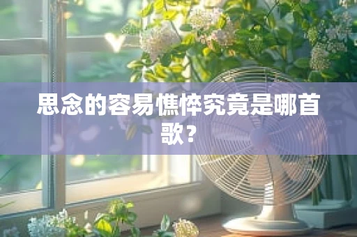 思念的容易憔悴究竟是哪首歌？