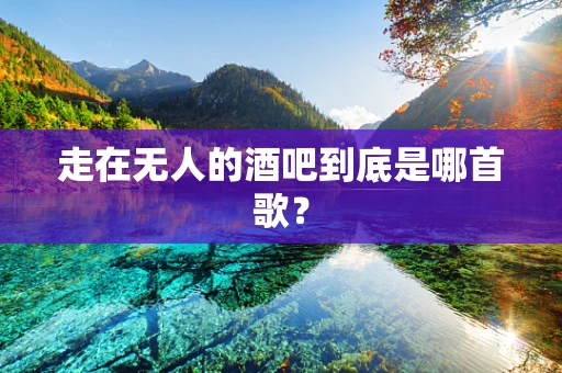 走在无人的酒吧到底是哪首歌？